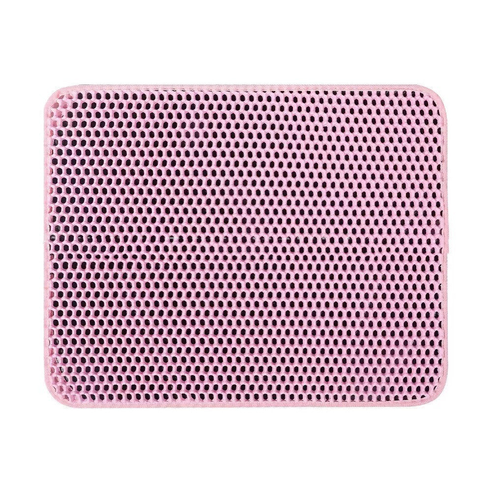 Cat Litter Mat Pet Solid Color Waterproof